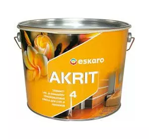 Фарба Akrit 4 9,5 л. (Глубокоматовая) Фарба Akrit 4 9,5 л. (Глубокоматовая)