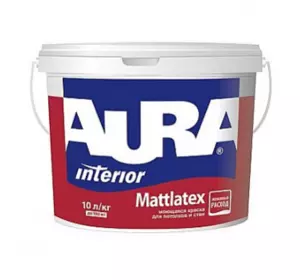 AURA Mattlatex 10л миється фарба для стель і стін
