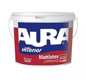 AURA Mattlatex 10л миється фарба для стель і стін AURA Mattlatex 10л миється фарба для стель і стін