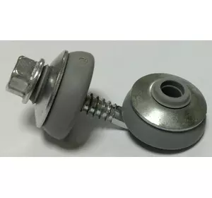 Гумовий спейсер з металевим кільцем - сірий Гумовий спейсер з металевим кільцем - сірий