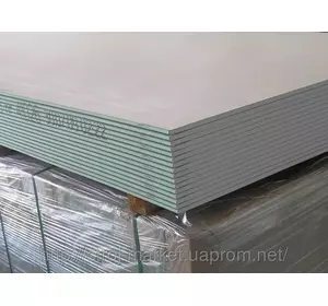 Гіпсокартон Lafarge (Україна) вологостійкий 1.2х2.5 м. Гіпсокартон Lafarge (Україна) вологостійкий 1.2х2.5 м.