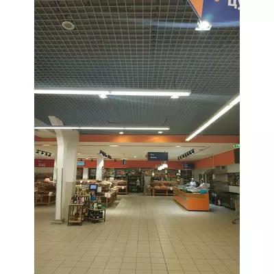 Підвісні стелі Грильято для супермаркетів