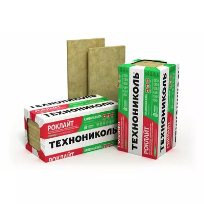 Теплоізоляція базальтова мінеральна вата РОКЛАЙТ Техноніколь 50 мм / щільність 30 кг / м3