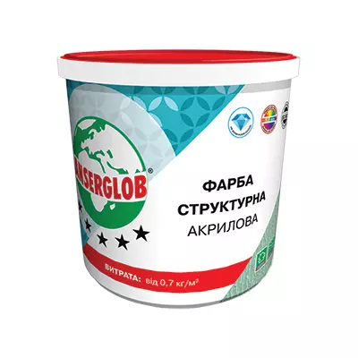 Фарба структурна акрилова 28 кг ANSERGLOB