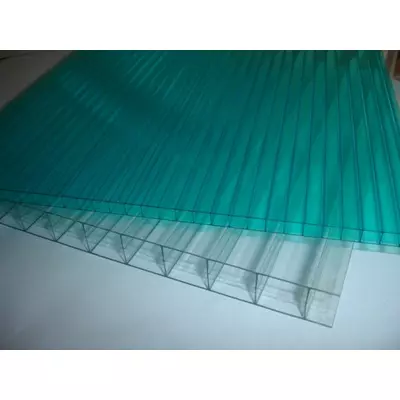 Поликарбонат сотовый Vizor 8 мм прозрачный, серый