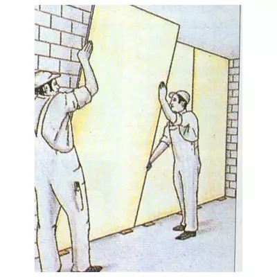 Гипсокартон Rigips (Польша) стеновой 1.2х2.5 м.