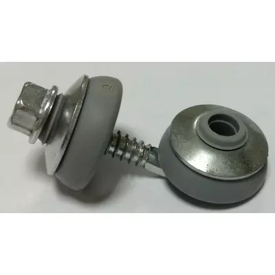 Резиновый спейсер с металлическим кольцом - черный